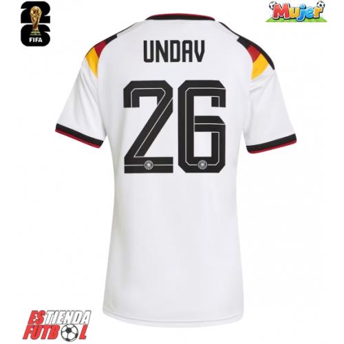 Alemania Deniz Undav #26 Primera Equipación Mujer Mundial 2026 Manga Corta